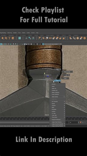 How to Model a 3D Kunai in Maya 🔥 | Beginner Tutorial #Shorts