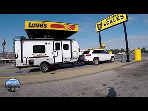 CAT Scale weigh in of GeoPro 19FD by RV Adventures