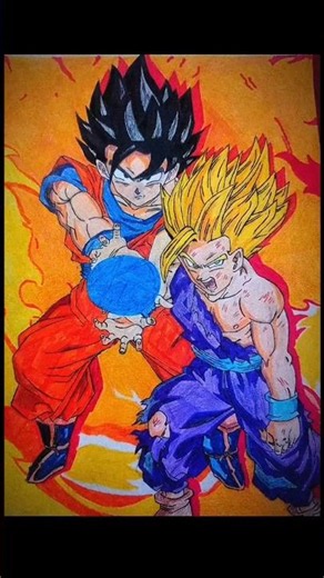 Refrence vs art☠️ #Myarts#animearts#anime#hitroart#animedrawingstrendingarts#dragoballz