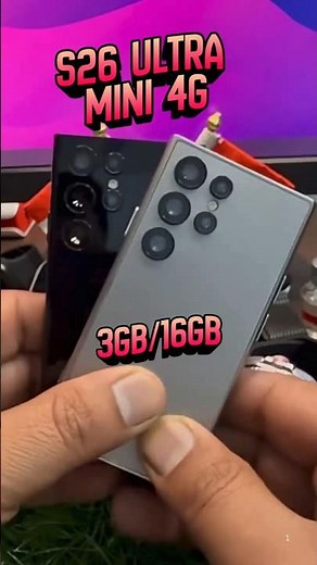 S26 Ultra Mini 4G – Compact Android Phone | 3GB + 16GB Dual SIM