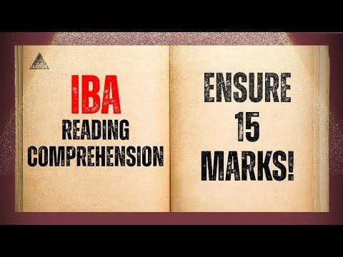 IBA English - Reading Comprehension