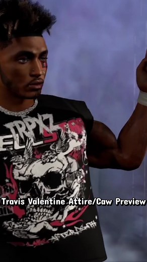 Travis valentine attire update/ Caw preview #wwe2k #caw #fyp #Wwe2k26 #WWE