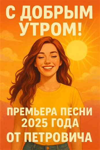 С Добрым утром! Премьера песни 2025 #сдобрымутром #новые #песни #слушать #Петрович