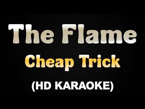 THE FLAME - Cheap Trick (HD Karaoke)