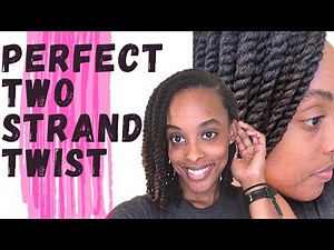 HOW TO TWO STRAND TWIST NATURAL HAIR: Beginner Friendly | Kia Rene