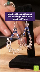Just a glimpse at how simple loops can become a design feature all on their own. 🤩 👉 Planning a new piece? Grab our free Jewelry Wire Gauge Chart and pick the right wire before you start: https://bit.ly/Wire-Gauge-Chart | WireJewelry