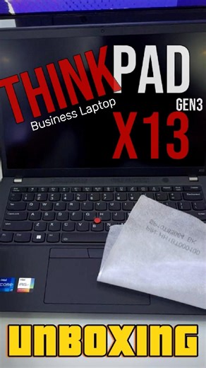 The King of Business Laptops? 💻 ThinkPad X13 Gen 3 |Unboxing #thinkpad #lenovo #unboxing