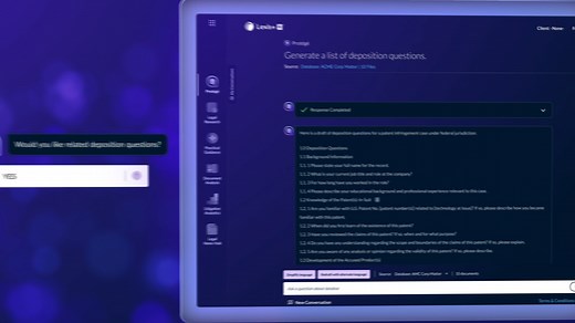 Meet LexisNexis Protégé, the private, trusted Legal AI Assistant in Lexis AI. Protégé marks the next phase in Legal AI, delivering a wide set of new AI-enabled capabilities personalized to your unique work needs. 🤝 More Personal: Protégé delivers a secure generative AI experience that knows you, anticipates your unique work needs to deliver high-quality work product, is integrated across your workflow, all with personalization choices controlled by you. 💪 More Powerful: Protégé enables answers