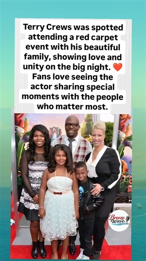 Terry Crews Walks the Red Carpet With His Family ❤️#shorts #TerryCrews