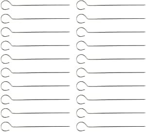 50pcs Stainless Steel Goose Tail Needle Grilling Skewers Skewer for Vegetables Stainless Steel Bbq for Bbq Barbecue Bar