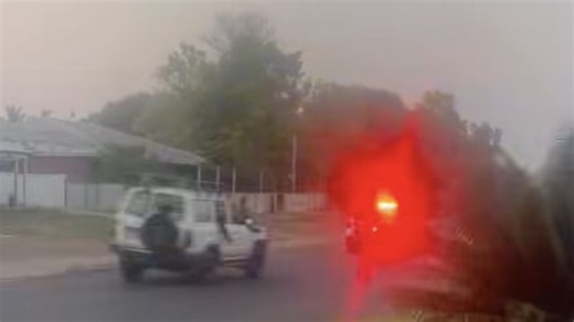Cops flee as stolen LandCruiser gives chase