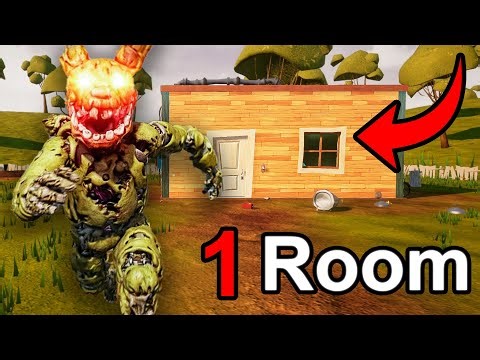 SPRINGTRAP Hello Neighbor, but the House Is Just ONE Room