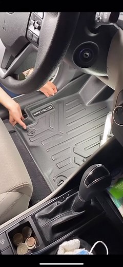 Installing your #Smartliner #CarFloorMat in three easy steps. #car #caraccessories #howto #foryou