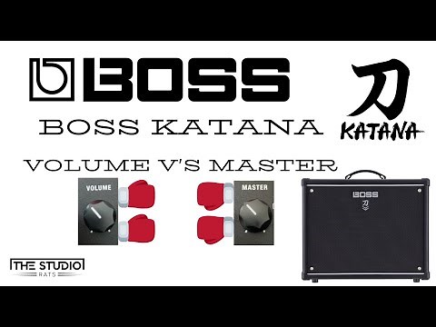 Boss Katana - Volume Vs Master What is Best?