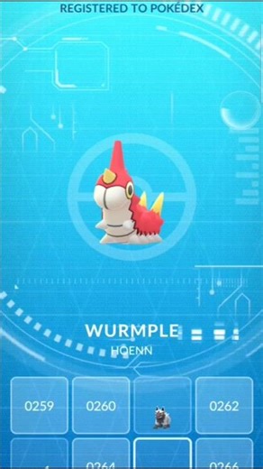 OMG! 3-Star Wurmple catch kar liya! 🔥 Check out the stats. #Gamer #Pokemon