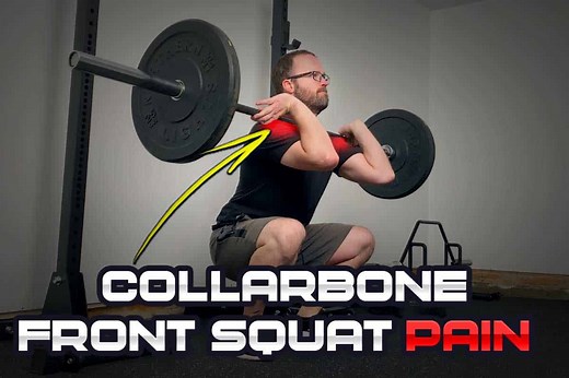 Here's Why Your Collarbone Hurts With Front Squats (And How to Fix it) - Strength Resurgence