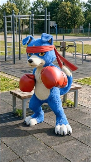 Digimon IRL: Gaomon’s Ultimate Evolution Workout 🔥🐺 #DigimonIRL #AnimeSong #Gaomon