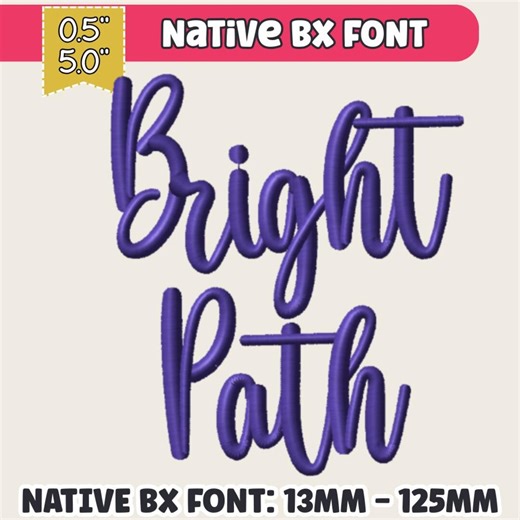 Thick Script Embroidery Font Download Bx Font Machine Embroidery Alphabet And Script Font For Personalized Sewing Projects PES Cursive Scrip - Etsy.de