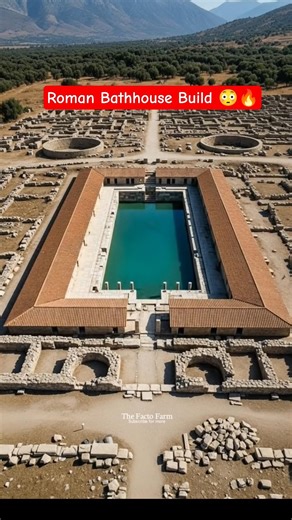 Ancient Roman Bathhouse Build 🏛️🔥 | Satisfying Construction Timelapse | Luxury Historical Build