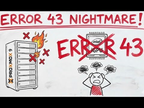 Proxmox 9 Upgrade Nightmare: Error 43 Halts Legacy Intel iGPU Passthrough!