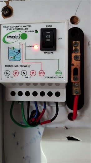 Automatic Water Level Controller Fitting.. #electrical