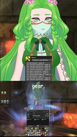 Best FFXIV Crafting Macro Level 100 Rotation #ffshorts #ffviral #ff14 #vtuber