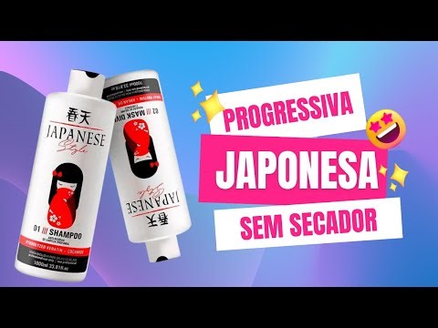 Resenha progressiva JAPONESA sem Secador...