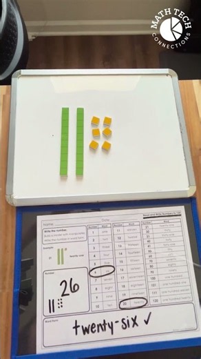 1st Grade Read & Write Numbers to 120 Math Mat