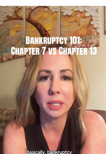Chapter 7 and Chapter 13 work differently and knowing which one applies to you can help you make the best decision. Content is general information only – not legal advice. Viewing or interacting with this post does not create an attorney–client relationship. Every case is different; consult a lawyer about your own situation. Attorney Advertisement. #bankruptcybasics #chapter13 #chapter7bankruptcy #debthelp