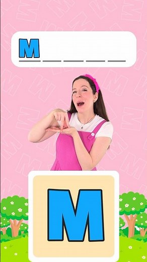 M letter sound in French - Learn to talk and read 💕 #learning #phonics #kids #toddlers #preschool