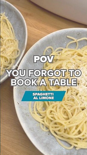 Spaghetti Al Limone 💛 - Creamy, lemony, perfect!