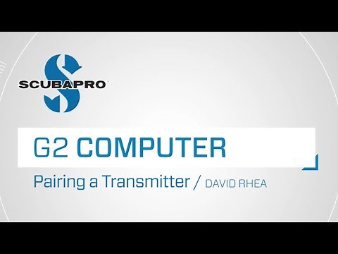 How to Pair a Transmitter with the SCUBAPRO G2 Dive Computer