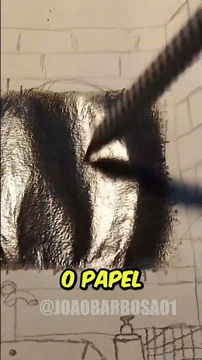 Ele transformou PAPEL em ESPELHO! (O final é surreal) ✏️