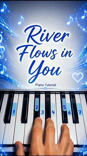 River Flows in You | Easy Piano Tutorial 🎹 #shorts