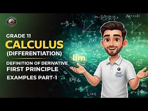 Derivative from First Principle | Theory + Numericals | Grade 11 (Part 1)