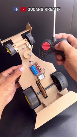 Tutorial membuat mainan unik f1 remote contol #kreatif #toys #edukasi #tutorial #mainan