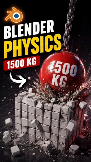 I created a realistic Cube Destruction in Blender. #blender