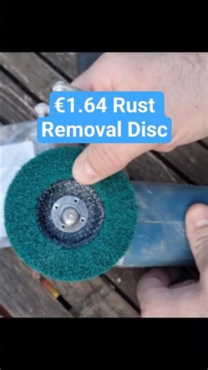 €1.64 Rust Removal Disc from Temu – Fast Test