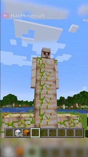 The Most CHAOTIC Iron Golem in Minecraft 🤣 #minecraft #memes #haominecraft