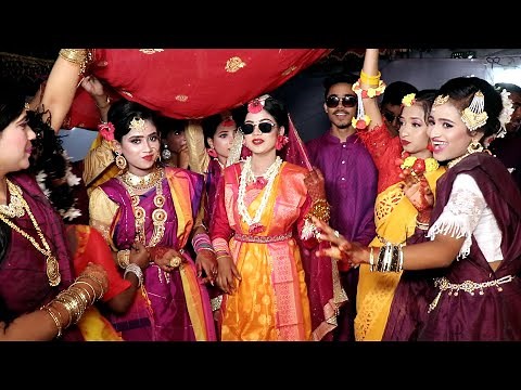 Gaye Holud || নাদিয়া'র গায়ে হলুদ || Bangladeshi Wedding Video || Wedding Dance 2023 || গ্রামের বিয়ে