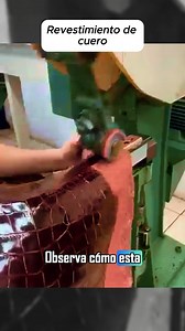 688K views · 2K reactions | El revestimiento de cuero es un proceso que consiste en aplicar una capa de material sobre la superficie del cuero para mejorar sus propiedades y características. #datoscuriosos #datosinteresantes #arte #artesanal | Mundo Científico | Facebook