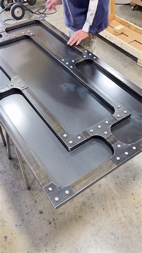 Another GrandView Bed getting prepped for shipping! #bedroom #bedroomfurniture #bedroomstyling | Modern Industrial Furniture