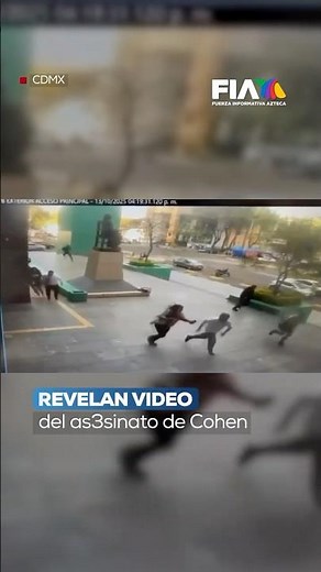 Nuevas imágenes del brutal as3sinato del abogado David Cohen, en la CDMX