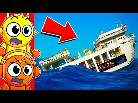 Reacting to LEGO SINKING SHIP vs TSUNAMI