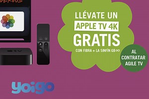 Yoigo regala un año de Apple TV  con Agile TV y el Apple TV 4K con la tarifa Fibra   La Sinfín GB infinitos