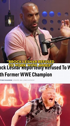Did Brock Lesnar Refuse To Wrestle Jinder Mahal? #wwe #brocklesnar #wrestling | Chris Van Vliet