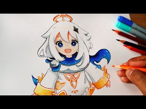 How to Draw Paimon - Genshin Impact (原神)