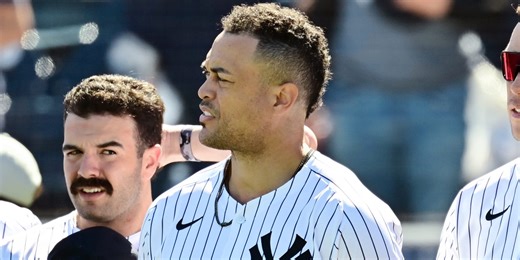 Stanton (elbows) to begin season on IL, clouding Yanks' DH picture