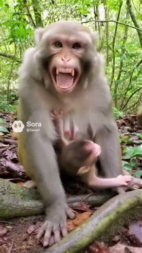 You don't touch a monkey's Baby ...Ever 🐒 🔥.