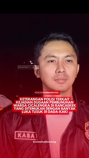 Telah terjadi dugaan pembunuhan di Linggar, Desa Sukamulya, Kecamatan Rancaekek, Kabupaten Bandung, Senin (22/12/2025) sore. Dalam kejadian ini, seorang pria yang merupakan warga Cicalengka mengalami banyak luka tusukan dari mulai dada hingga kaki. Kejadian ini sudah ditangani pihak kepolisian. #adalahkabbandung #bandung #rancaekek #cicalengka